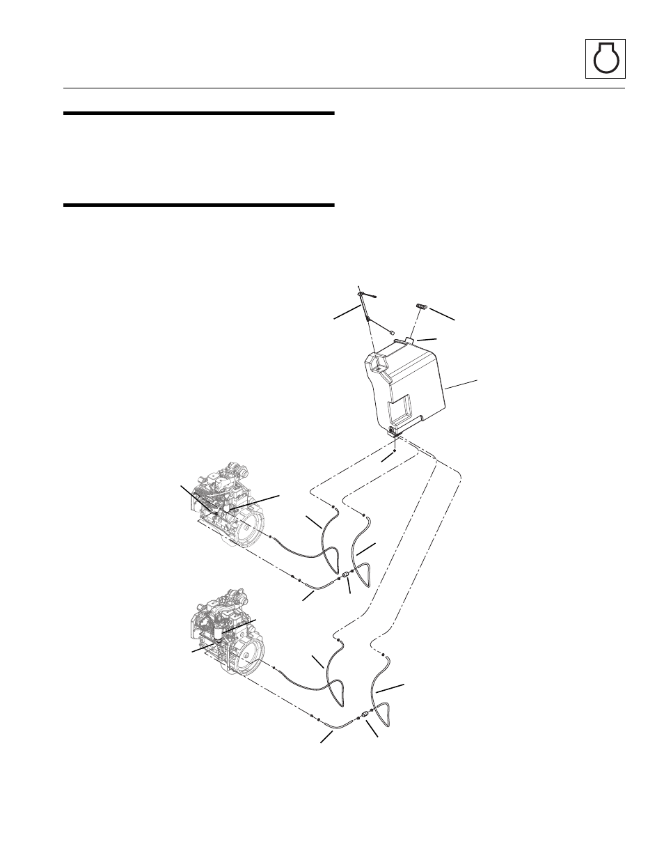 Engine electrical system, Fuel system | Lull 944E-42 Service Manual User Manual | Page 225 / 846