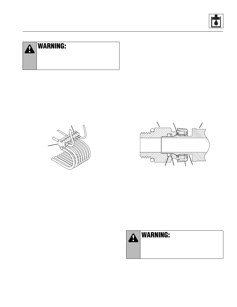 Warning | Lull 944E-42 Service Manual User Manual | Page 261 / 846