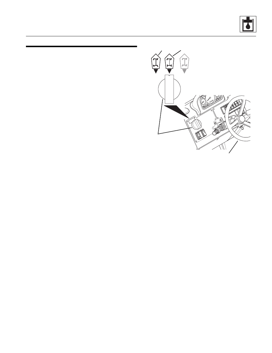Steer indexing procedures, 9 steer indexing procedures, Four-wheel steer indexing procedure | Lull 944E-42 Service Manual User Manual | Page 415 / 846