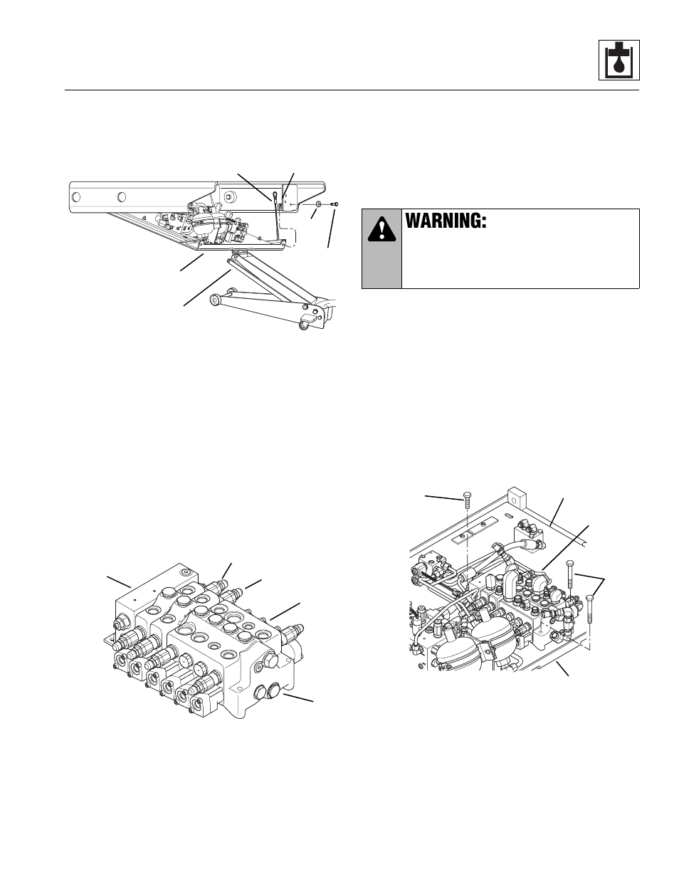 Main control valve, S ( 13, Warning | Lull 944E-42 Service Manual User Manual | Page 429 / 846