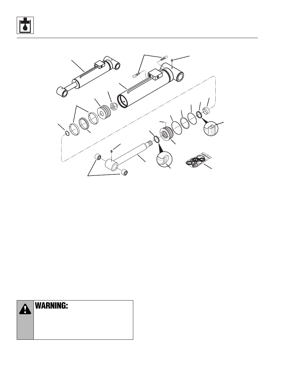 Warning | Lull 944E-42 Service Manual User Manual | Page 466 / 846