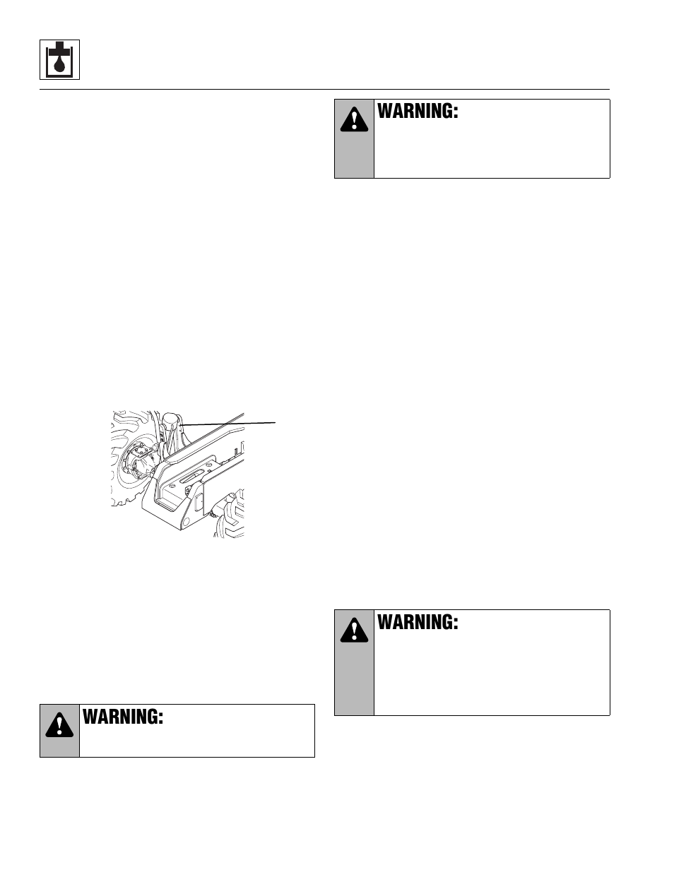 Frame sway cylinder, Warning | Lull 944E-42 Service Manual User Manual | Page 482 / 846