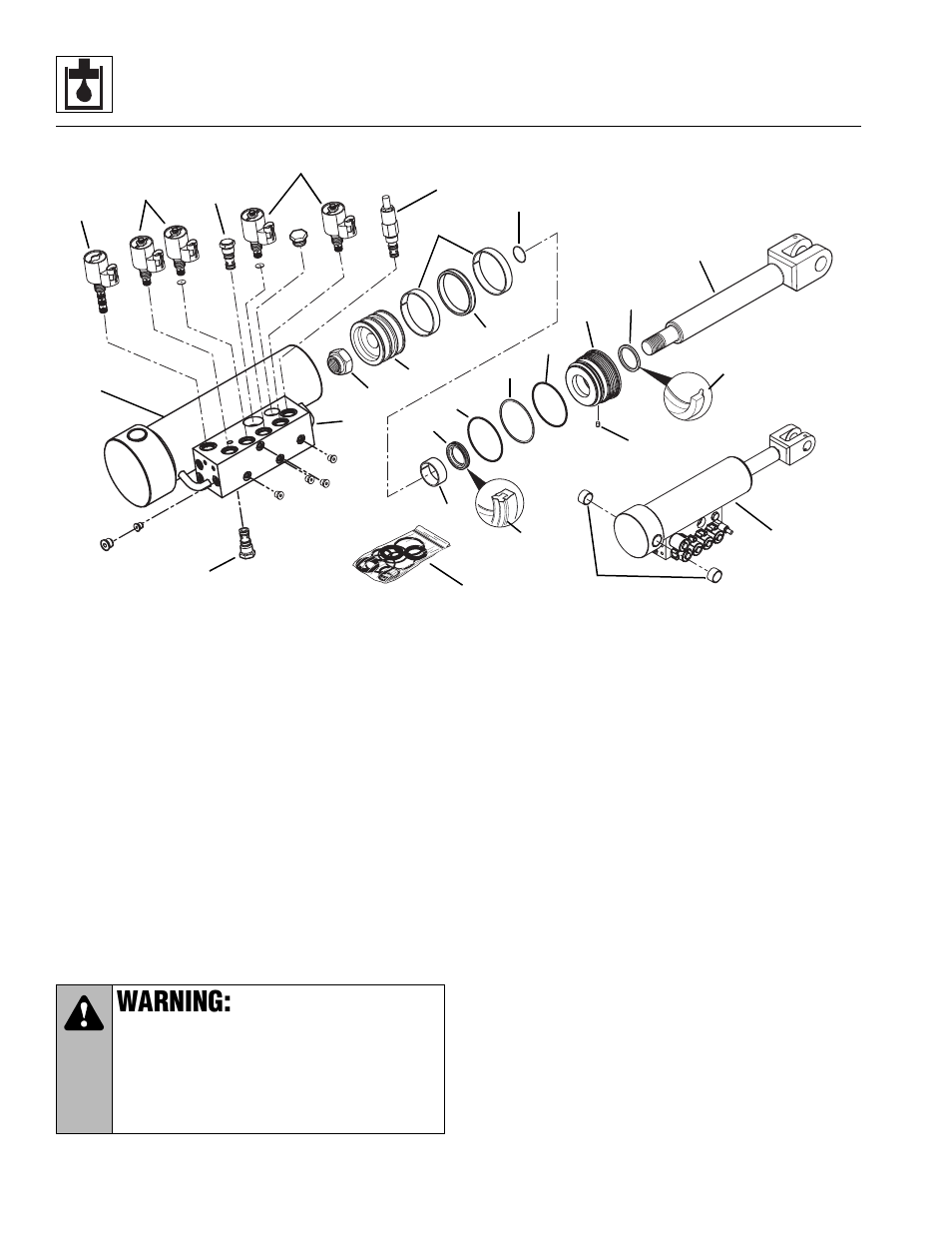 Warning | Lull 944E-42 Service Manual User Manual | Page 488 / 846