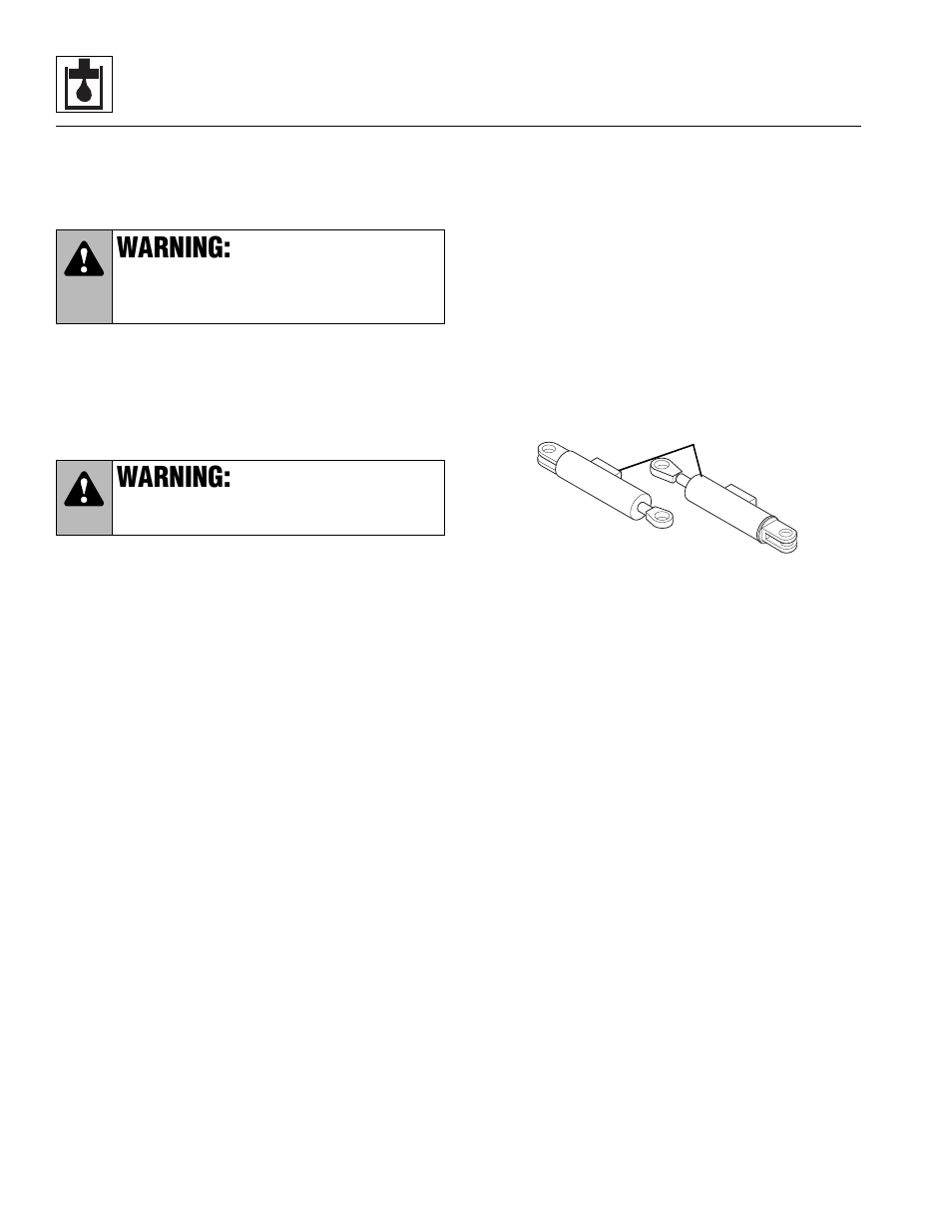 Swing carriage cylinder (optional), Warning | Lull 944E-42 Service Manual User Manual | Page 496 / 846