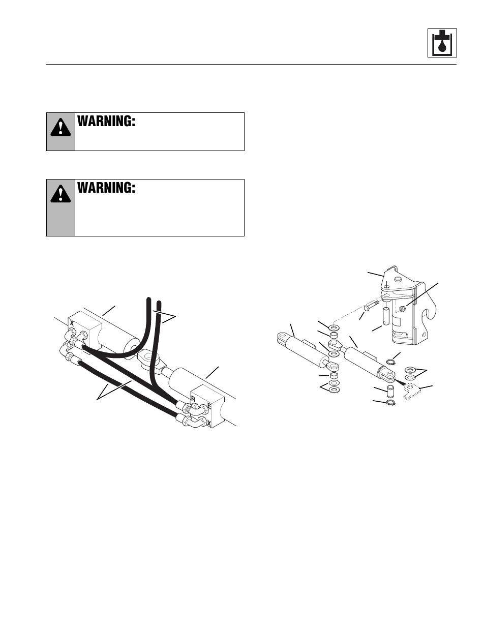 Warning | Lull 944E-42 Service Manual User Manual | Page 497 / 846