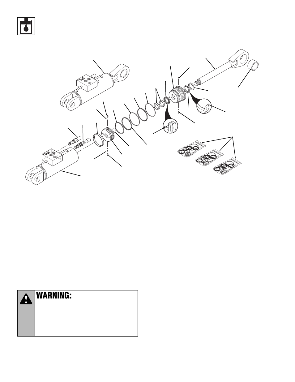 Warning | Lull 944E-42 Service Manual User Manual | Page 498 / 846