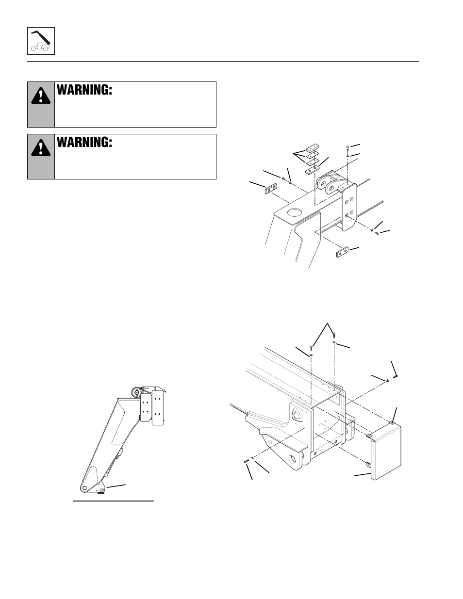 Inner boom replacement, Warning | Lull 944E-42 Service Manual User Manual | Page 52 / 846