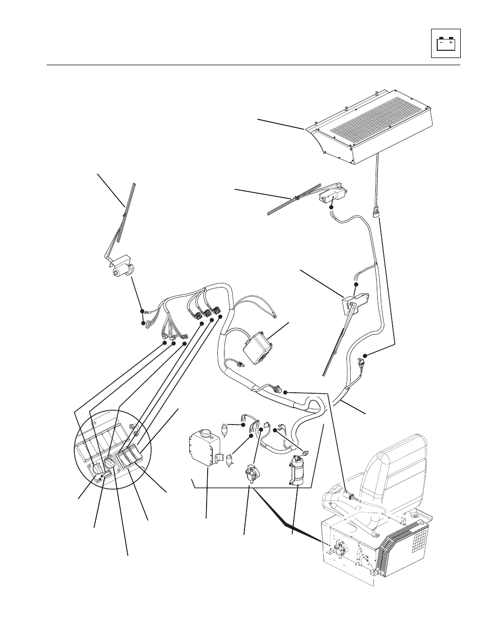 General overview (optional closed cab harness) | Lull 944E-42 Service Manual User Manual | Page 523 / 846