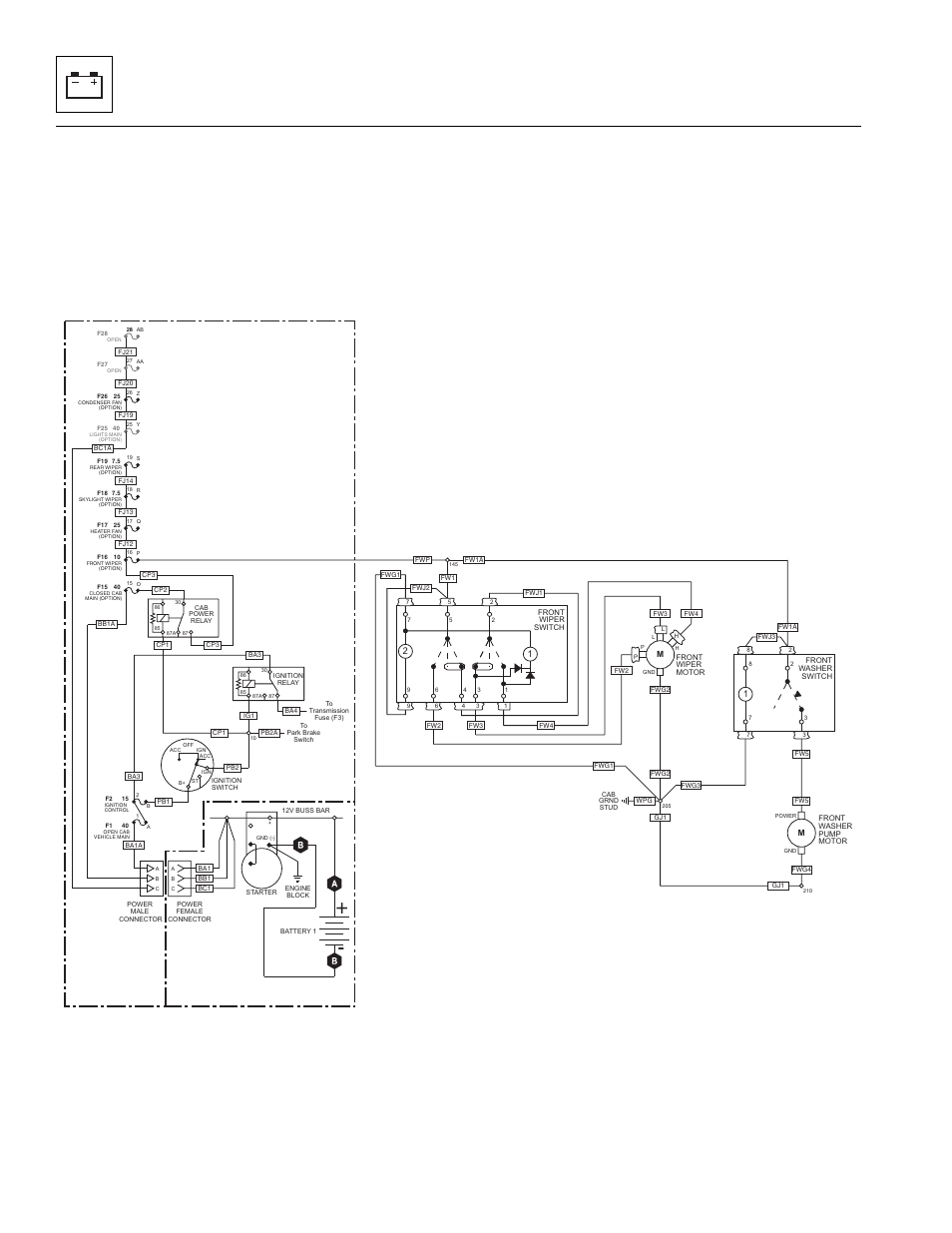 38 front wiper/washer circuit & troubleshooting, Electrical system | Lull 944E-42 Service Manual User Manual | Page 624 / 846