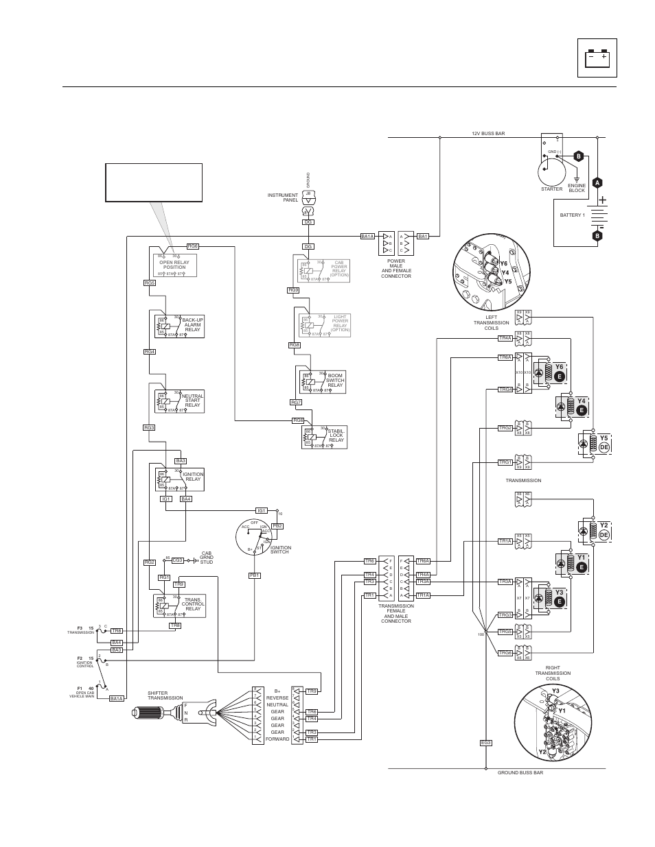 Transmission, forward - first gear circuit | Lull 944E-42 Service Manual User Manual | Page 651 / 846