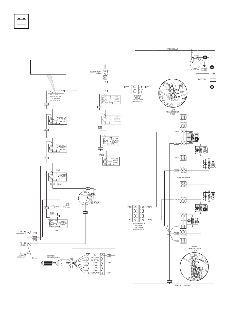 Transmission, forward - fourth gear circuit, Electrical system, 4 transmission, forward - fourth gear circuit | Lull 944E-42 Service Manual User Manual | Page 654 / 846