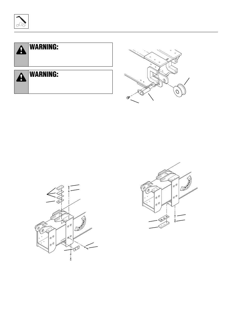 Intermediate boom replacement, Warning | Lull 944E-42 Service Manual User Manual | Page 66 / 846