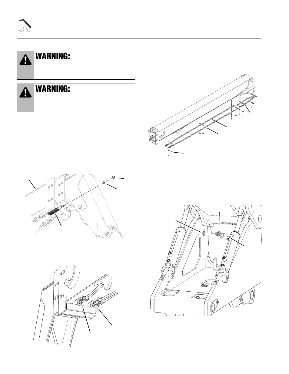 Outer boom replacement, Warning | Lull 944E-42 Service Manual User Manual | Page 70 / 846