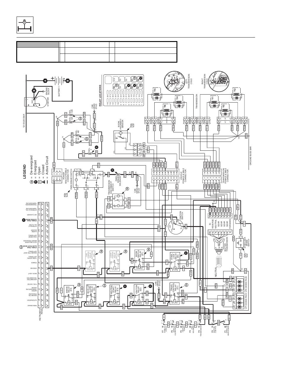 Stabil-trak™ system, Stabil-trak™ electrical circuit locked mode iii, Legend | Lull 944E-42 Service Manual User Manual | Page 774 / 846