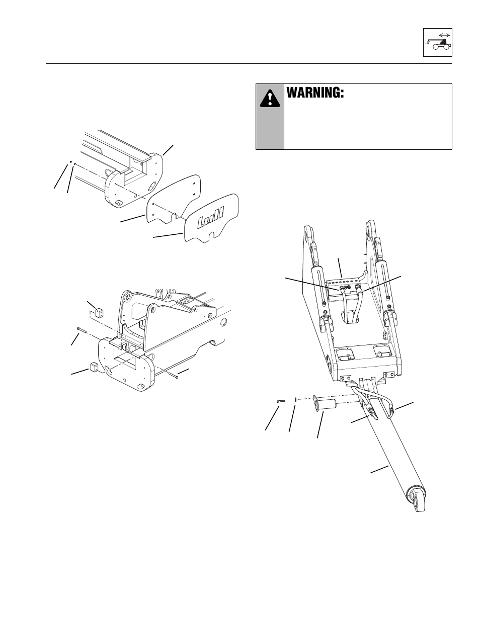 Warning | Lull 944E-42 Service Manual User Manual | Page 807 / 846