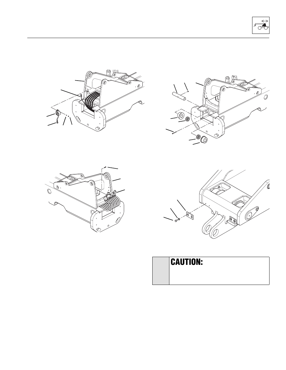 Caution | Lull 944E-42 Service Manual User Manual | Page 809 / 846