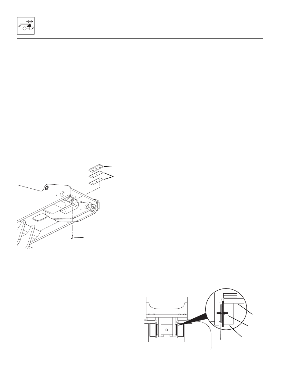 Front upstop wear pad replacement, Rear roller gap check, Section 11.3.10, “rear | Roller gap check | Lull 944E-42 Service Manual User Manual | Page 818 / 846