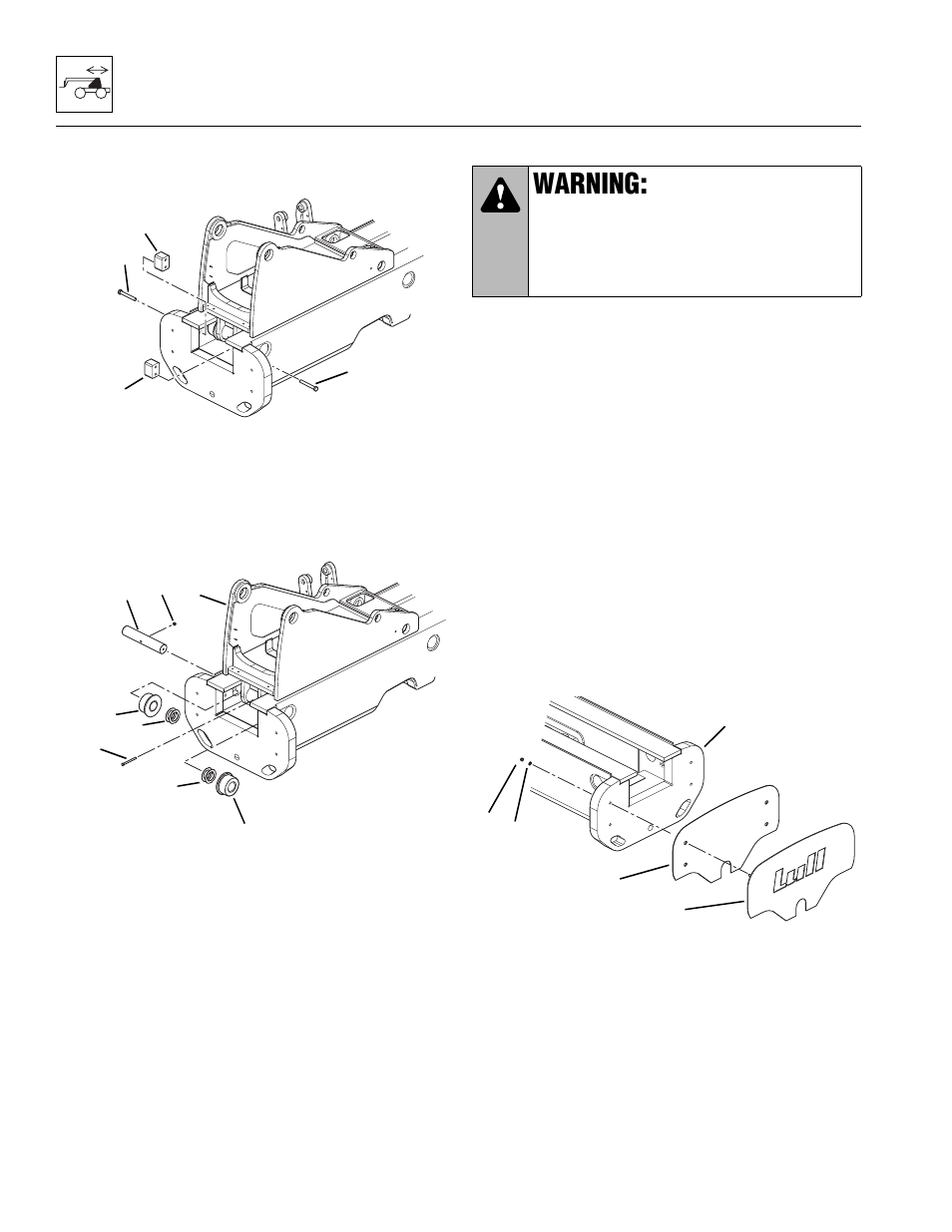 Warning | Lull 944E-42 Service Manual User Manual | Page 820 / 846