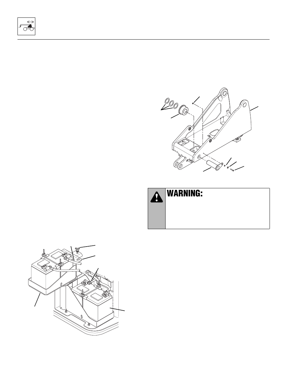 Front roller shimming, Warning | Lull 944E-42 Service Manual User Manual | Page 822 / 846