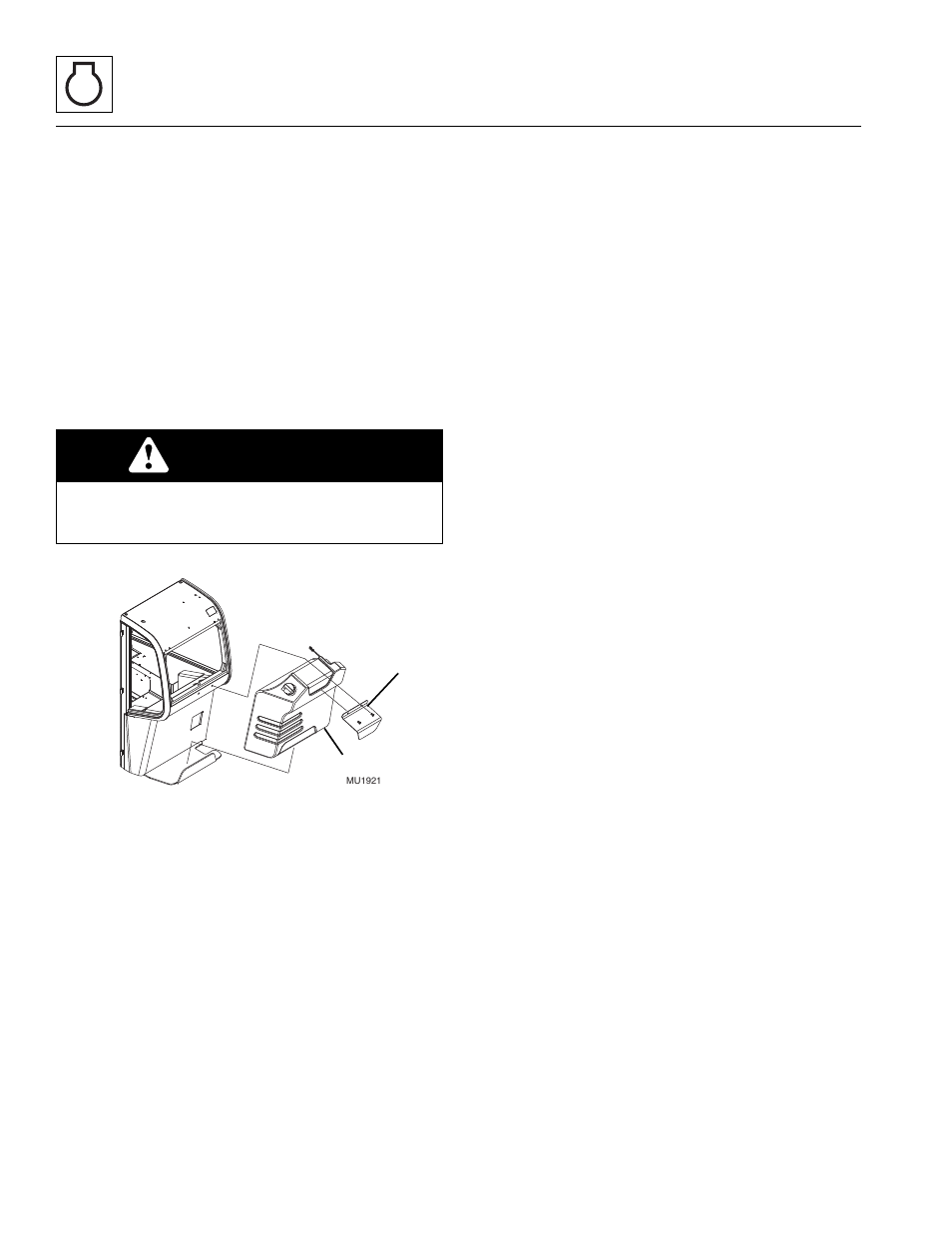 Warning | Lull 944E-42 Service Manual User Manual | Page 108 / 266