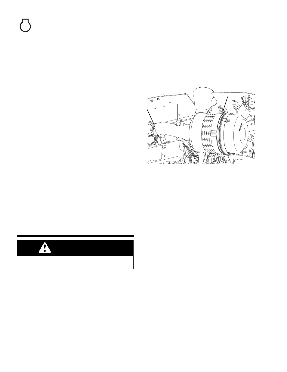 8 air cleaner assembly, 1 air cleaner assembly removal, 2 air cleaner assembly installation | Air cleaner assembly, Air cleaner assembly removal, Air cleaner assembly installation, Warning | Lull 944E-42 Service Manual User Manual | Page 110 / 266