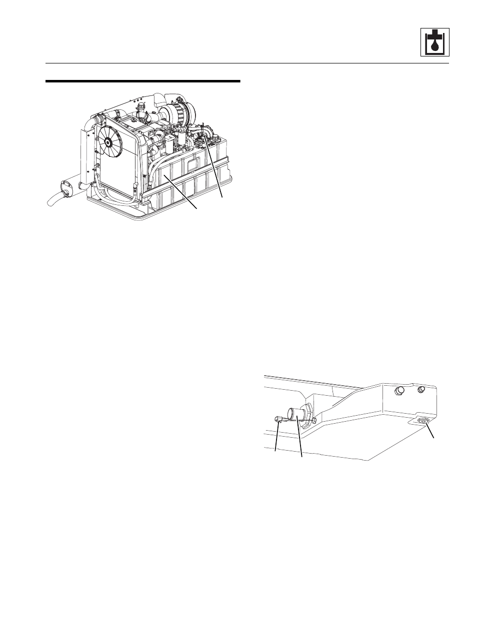 5 hydraulic reservoir, 1 hydraulic oil reservoir draining, 2 hydraulic oil reservoir filling | 3 hydraulic oil reservoir replacement, Hydraulic reservoir, Hydraulic oil reservoir draining, Hydraulic oil reservoir filling, Hydraulic oil reservoir replacement | Lull 944E-42 Service Manual User Manual | Page 129 / 266