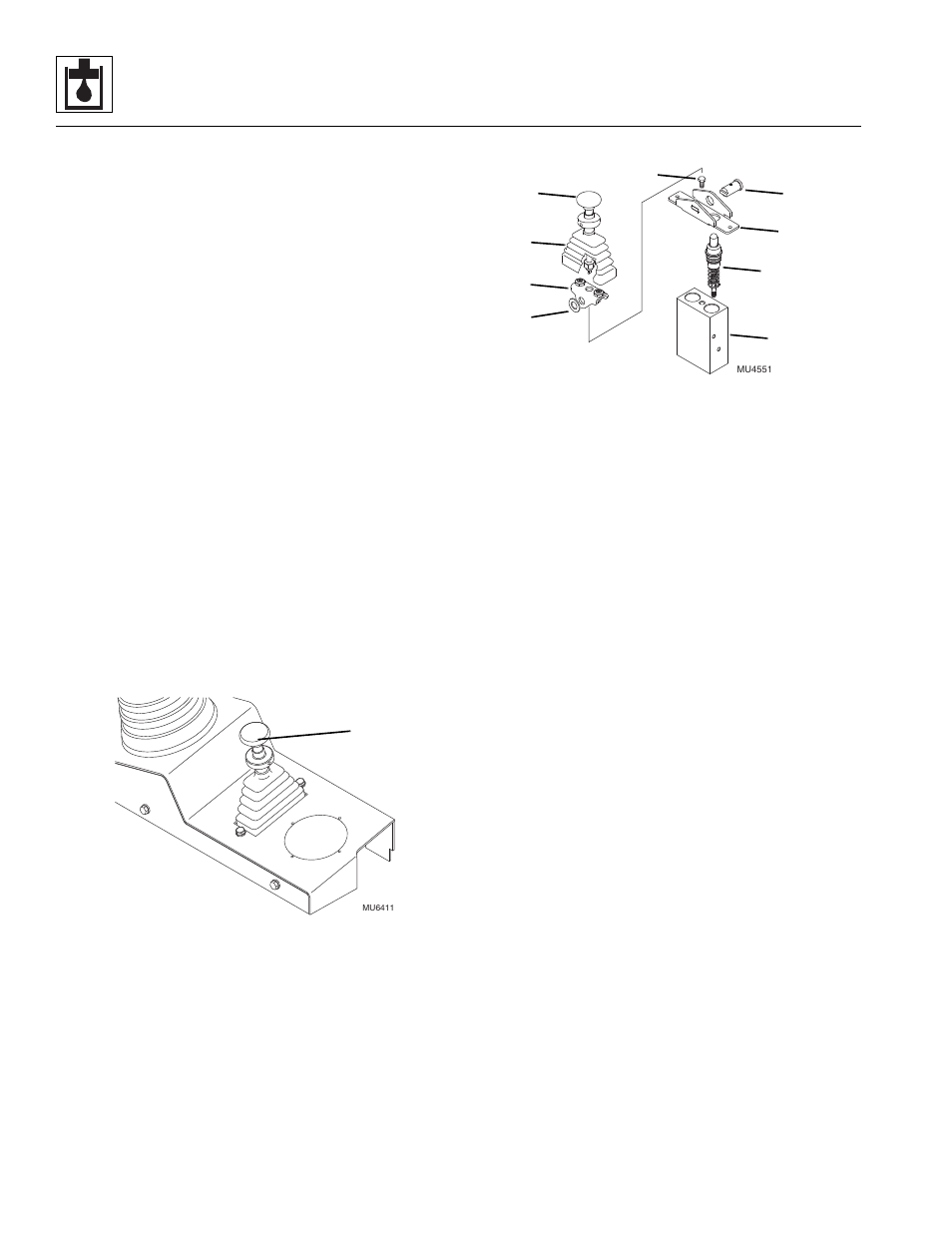 7 frame sway joystick valve, 8 auxiliary hydraulic pressure release valve, Frame sway joystick valve | Auxiliary hydraulic pressure release valve | Lull 944E-42 Service Manual User Manual | Page 142 / 266