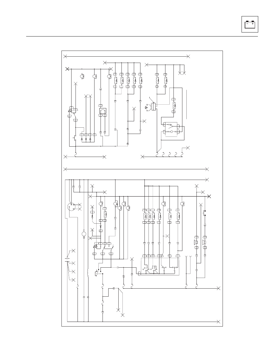 2 944e-42 electrical schematics, Section 9.5.2, “944e-42 electrical schematics, 944e-42 electrical schematics | Auxiliar y hydra ulics, Mu7490h | Lull 944E-42 Service Manual User Manual | Page 165 / 266