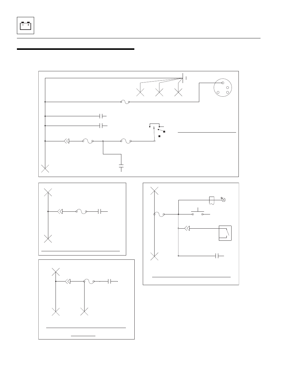 6 circuit breakdowns, 1 constant power circuit from battery, Circuit breakdowns | Constant power circuit from battery, Chassis circuit, Auxiliary hydraulics, Enclosed cab option, Roadlight/worklight, Option, Electrical system | Lull 944E-42 Service Manual User Manual | Page 170 / 266