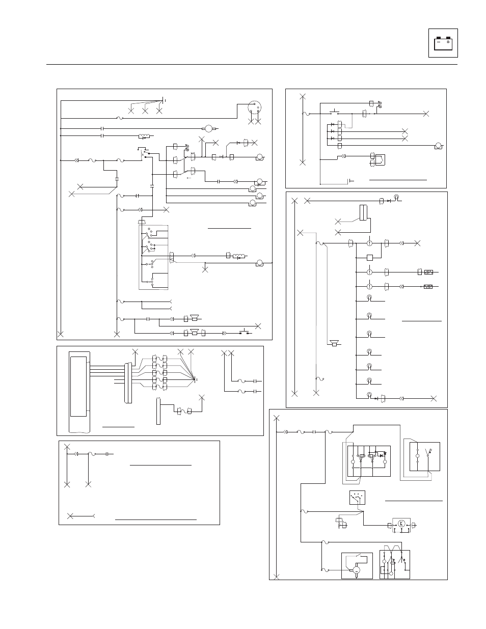 2 start & charge circuit, Start & charge circuit, Electrical system 9.6.2 start & charge circuit | Mu7540, Auxiliary hydraulics, Enclosed cab option, Beacon/strobe option, Ecm circuit, Chassis circuit road light/work light option, Engine circuit | Lull 944E-42 Service Manual User Manual | Page 171 / 266