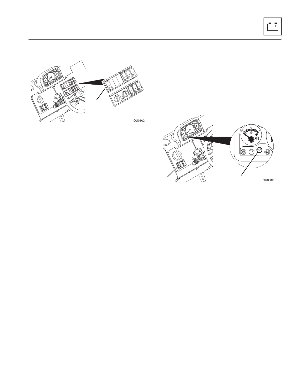 4 auxiliary hydraulic pressure release switch, 5 parking brake switch, Auxiliary hydraulic pressure release switch | Parking brake switch | Lull 944E-42 Service Manual User Manual | Page 181 / 266