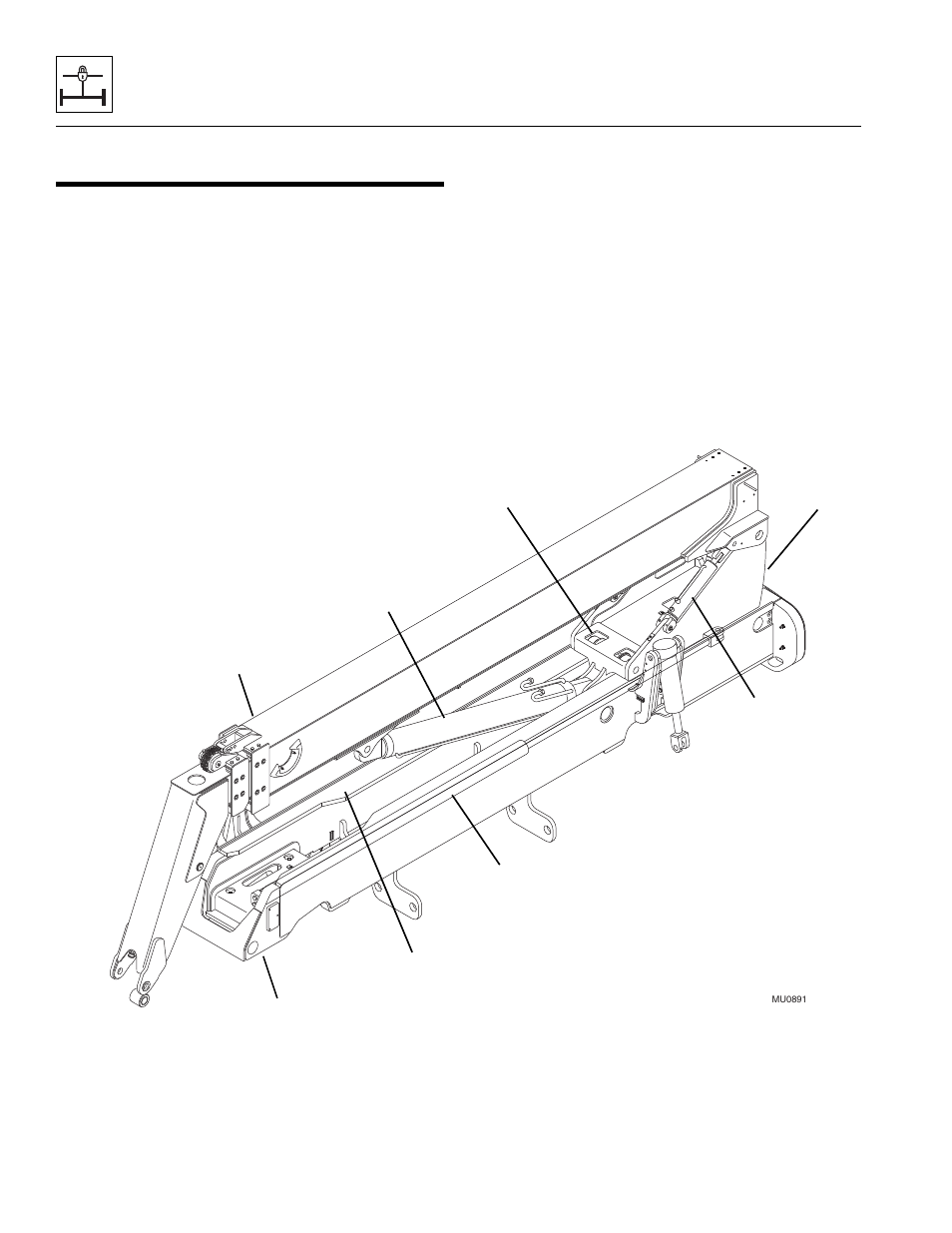 1 transfer carriage component terminology, Transfer carriage component terminology, Transfer carriage | Lull 944E-42 Service Manual User Manual | Page 242 / 266