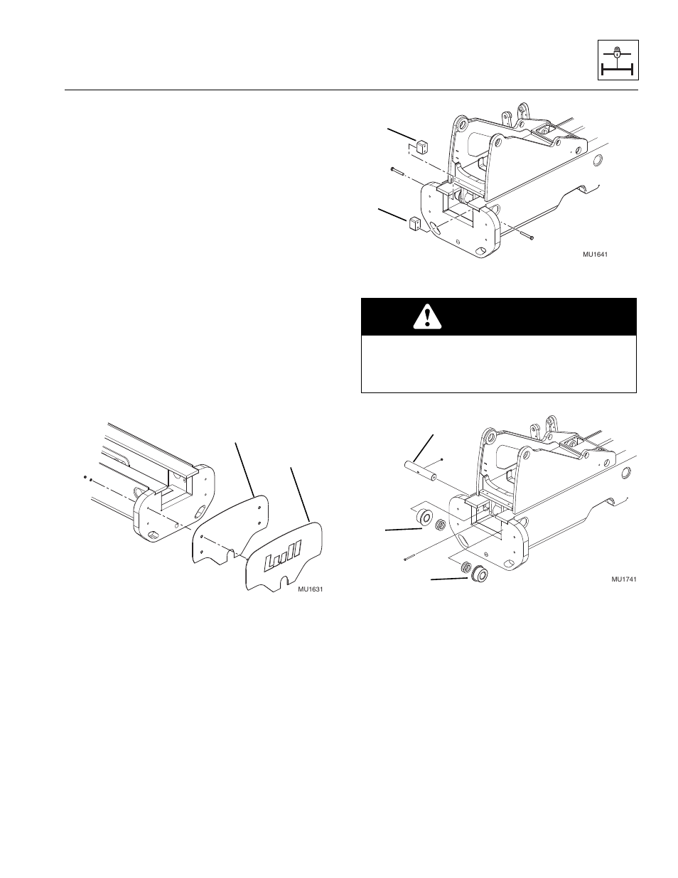 11 rear roller shimming, Rear roller shimming -13, Warning | Lull 944E-42 Service Manual User Manual | Page 253 / 266