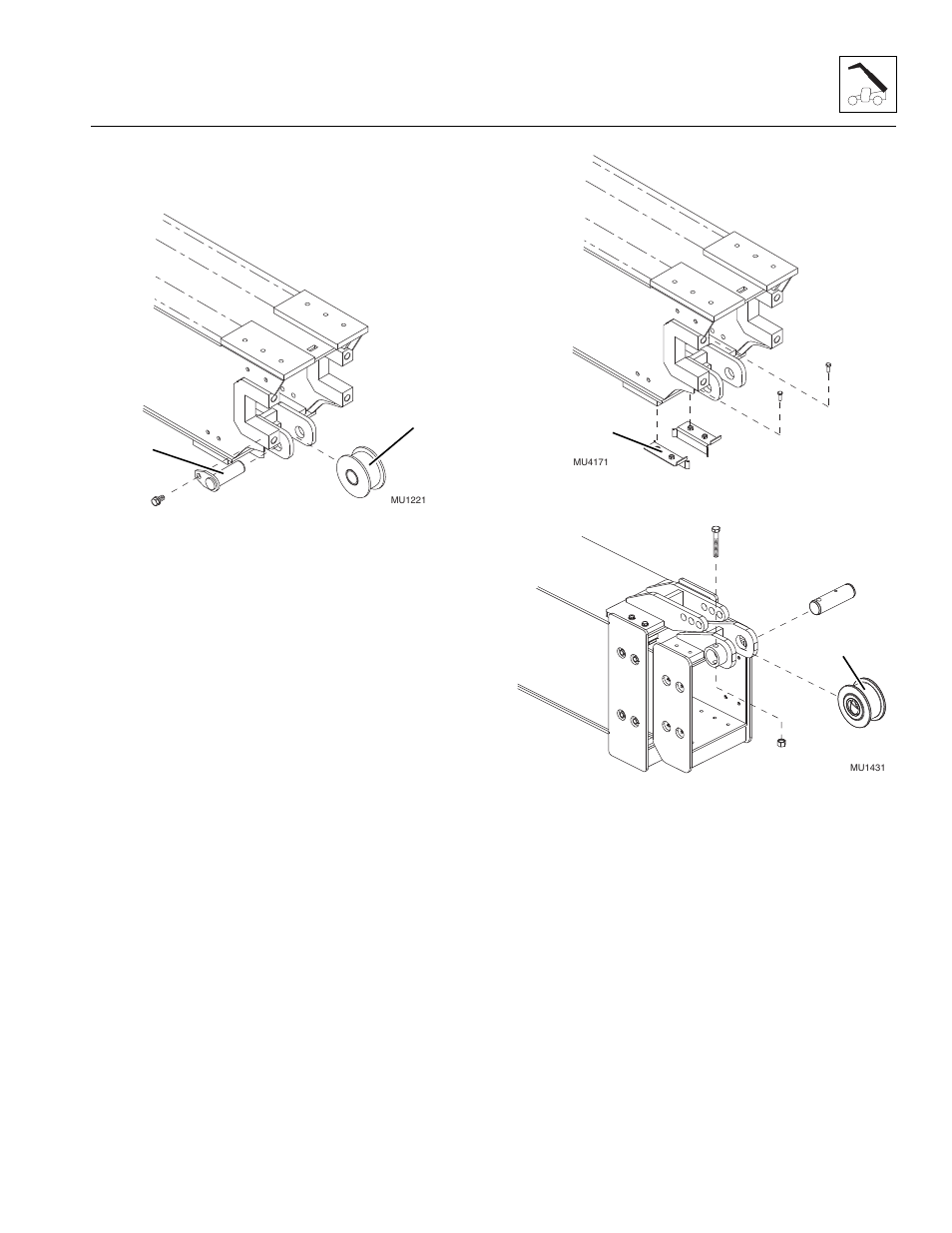2 second boom section removal, Second boom section removal | Lull 944E-42 Service Manual User Manual | Page 37 / 266
