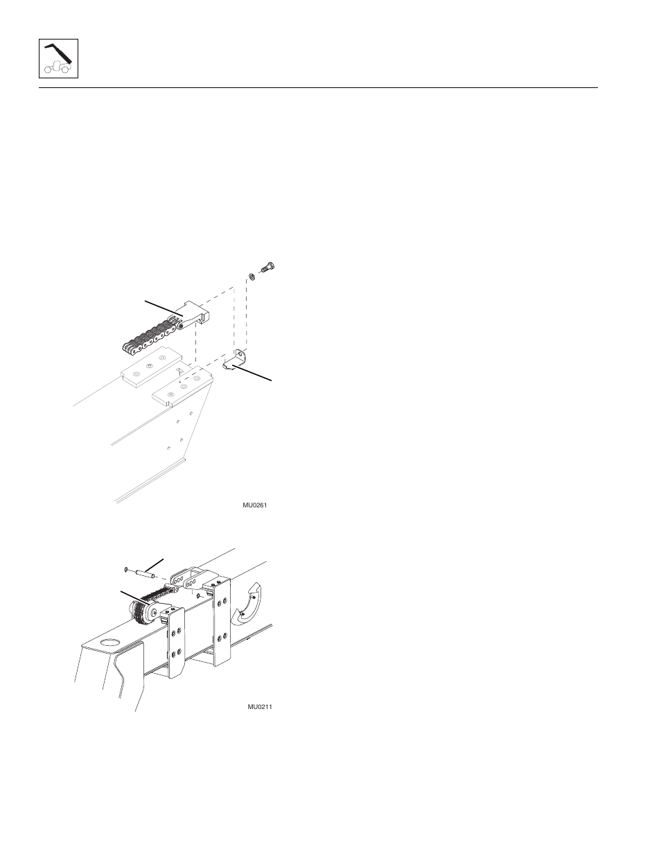 7 extend chains removal and replacement, 8 retract chain removal and replacement, Extend chains removal and replacement | Retract chain removal and replacement | Lull 944E-42 Service Manual User Manual | Page 50 / 266
