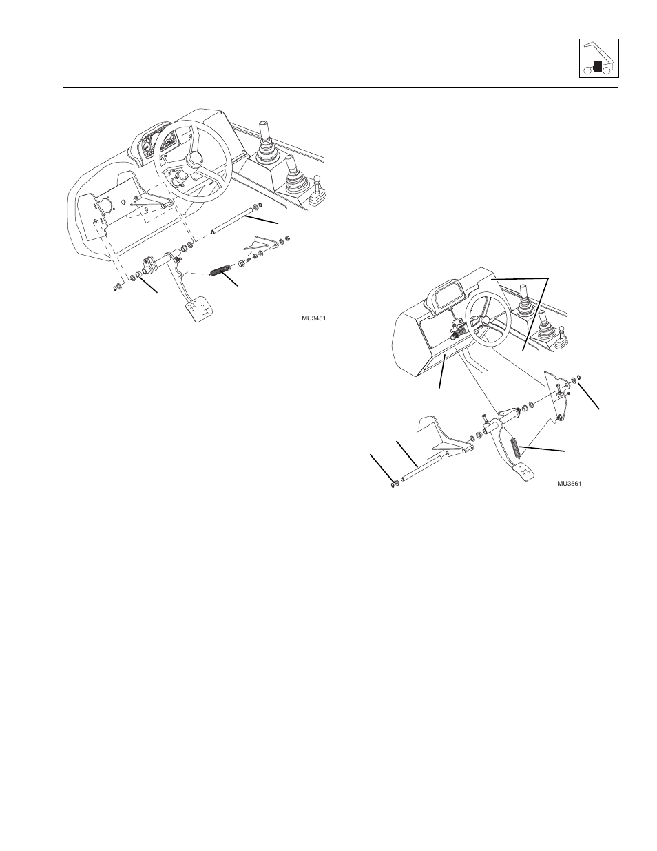 4 throttle pedal, Throttle pedal | Lull 944E-42 Service Manual User Manual | Page 65 / 266