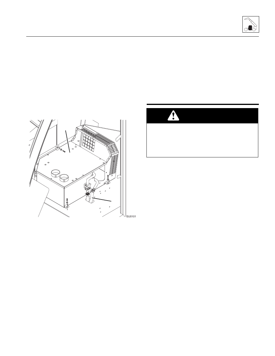 5 cab removal, Cab removal, Warning | Lull 944E-42 Service Manual User Manual | Page 69 / 266