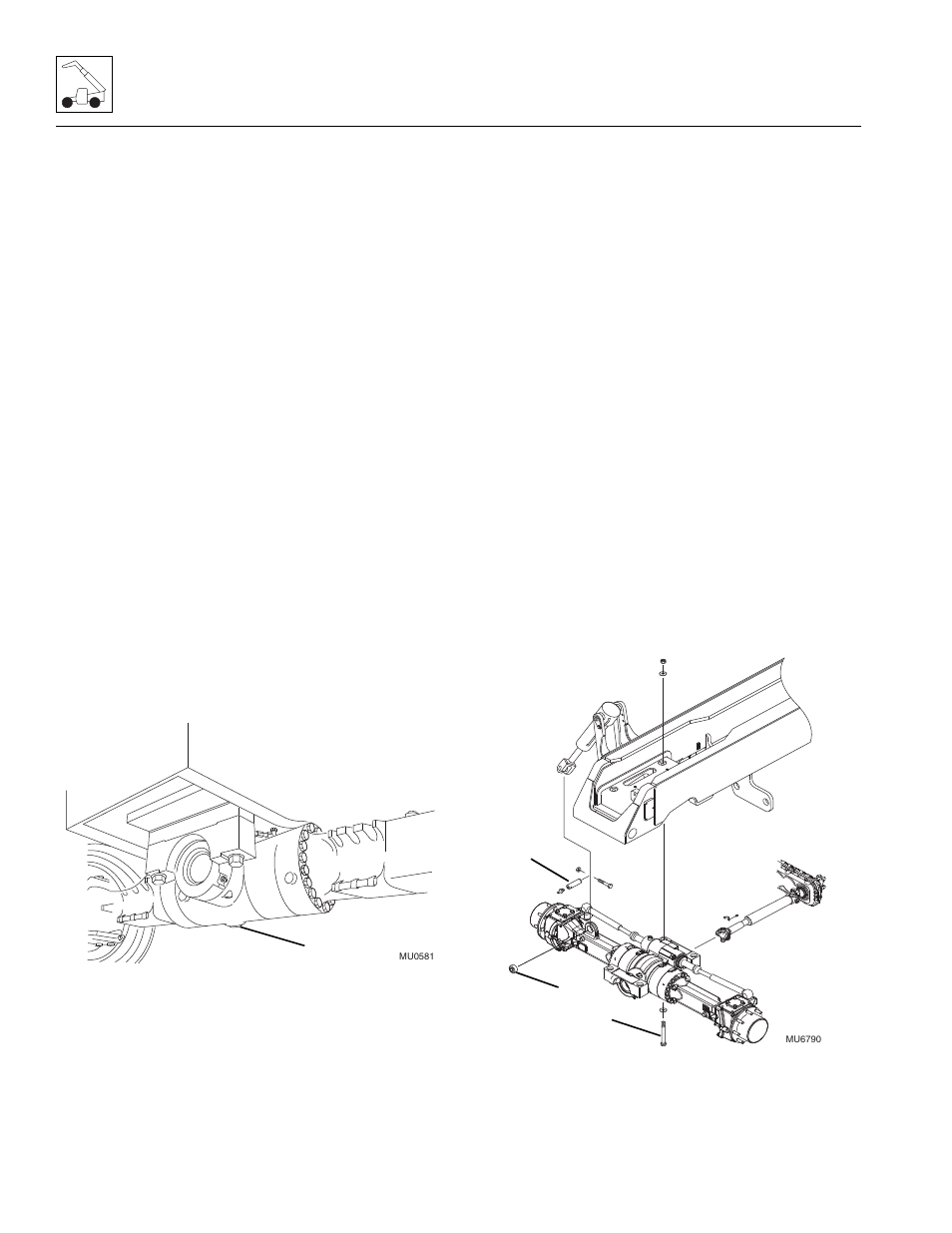 5 axle replacement, Axle replacement | Lull 944E-42 Service Manual User Manual | Page 76 / 266