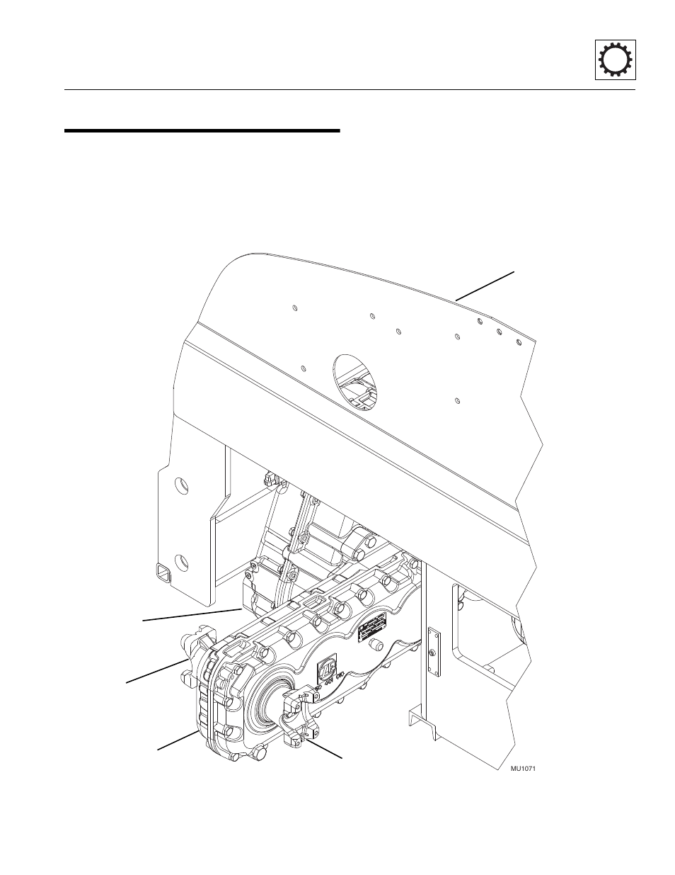 6 transfer case component terminology, Transfer case component terminology, Transmission | Lull 944E-42 Service Manual User Manual | Page 97 / 266