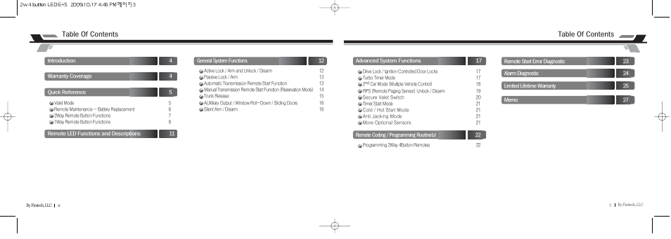 T @o@c | CompuSTAR RF-2WG9-SP (Remote 2WG9-SP) User Manual | Page 2 / 15