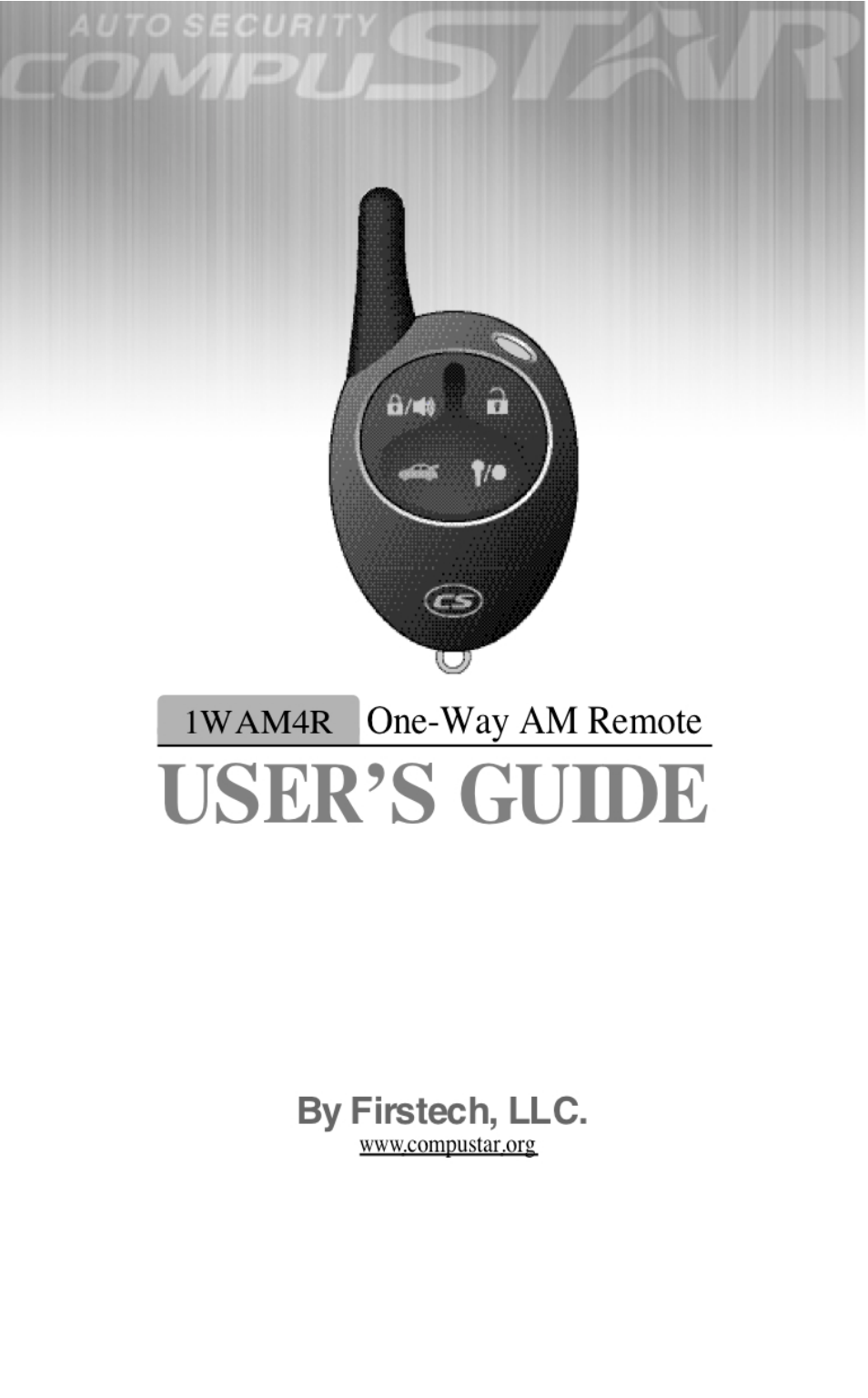 CompuSTAR 1WAM (Remote 1WAM4R) User Manual | 6 pages
