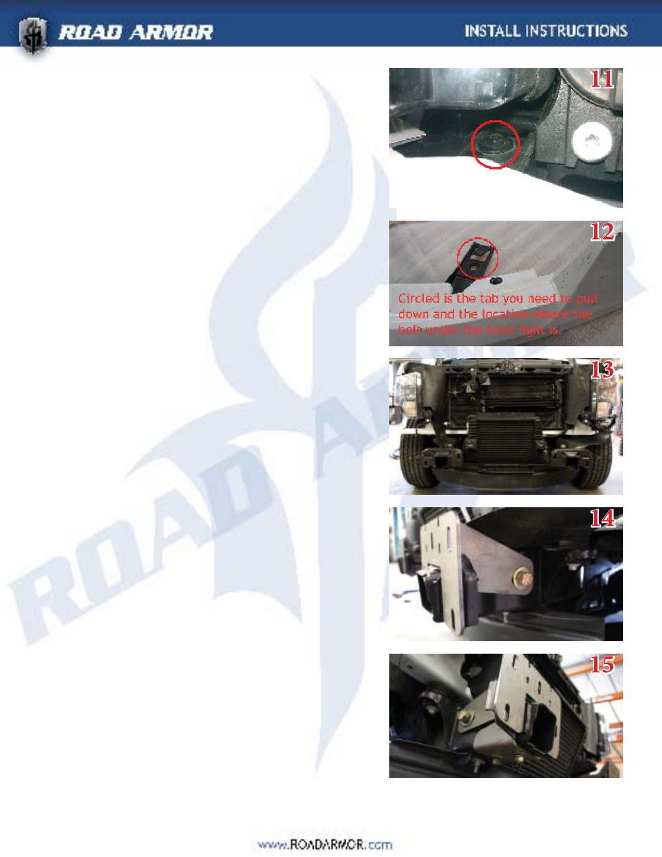 Road Armor 2009-2012 Ford F-150 Front Bumper User Manual | Page 4 / 6