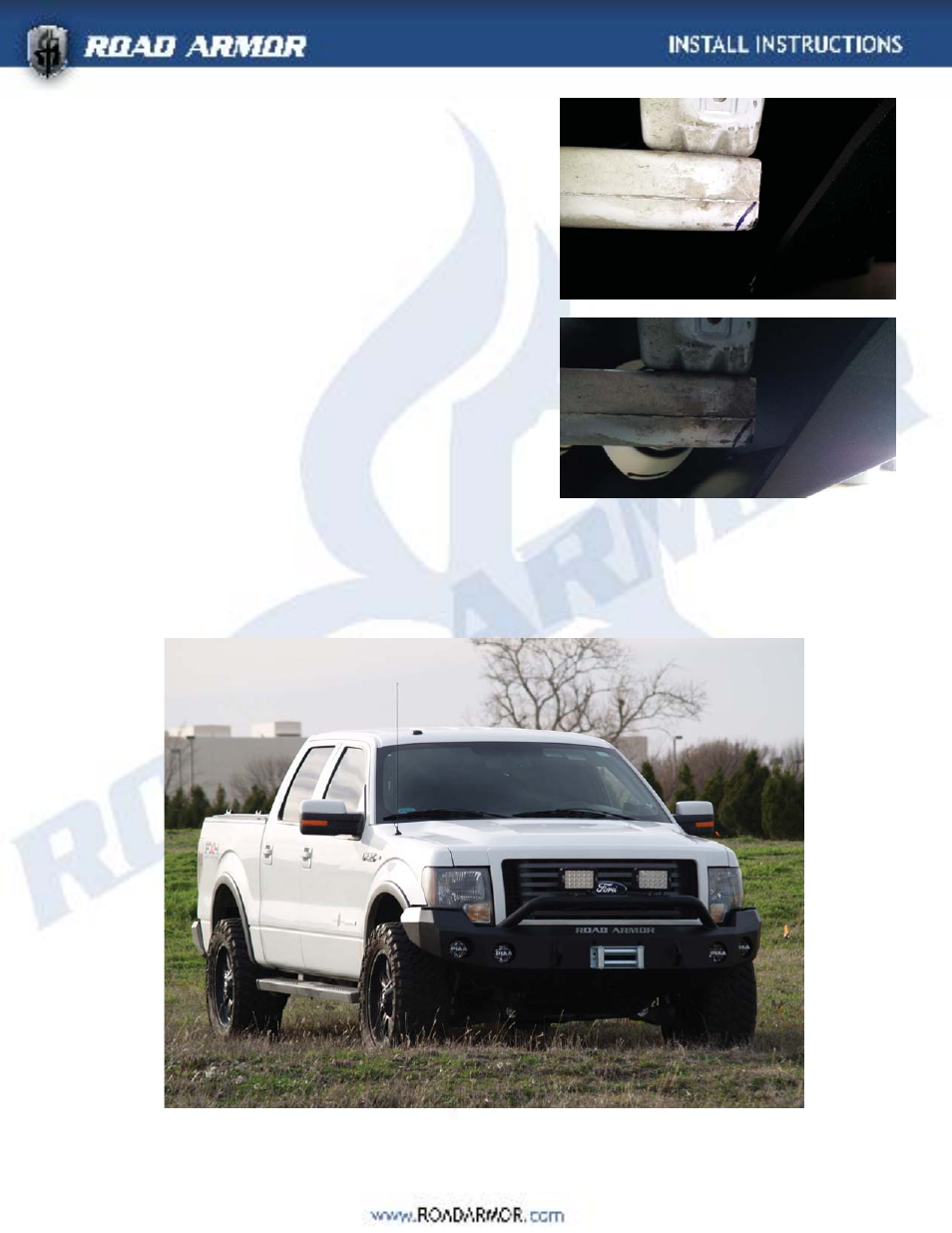 Road Armor 2009-2012 Ford F-150 Front Bumper User Manual | Page 6 / 6