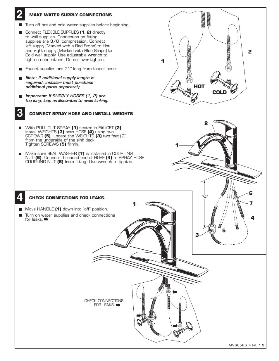 American Standard ARCH M968586 User Manual | Page 2 / 4