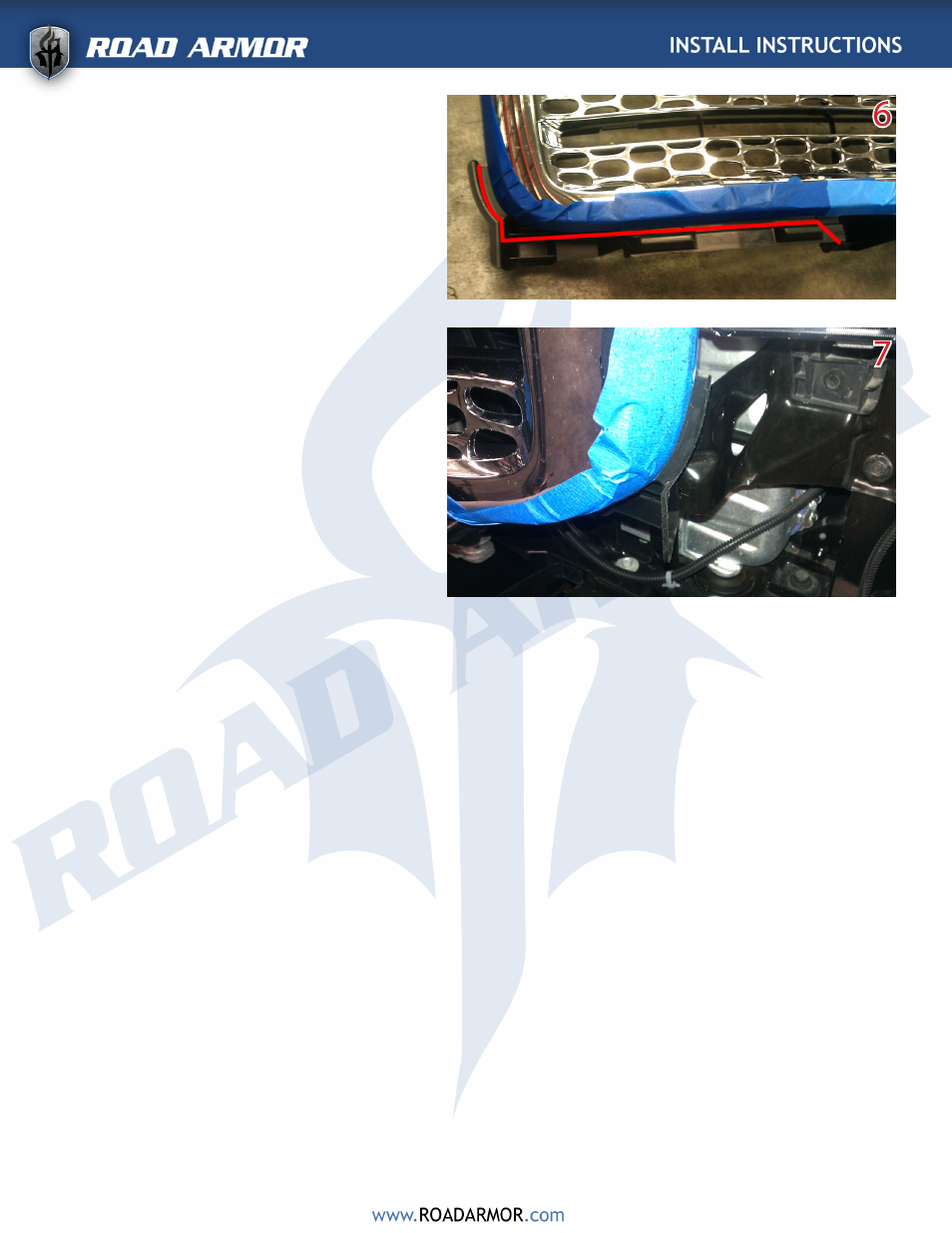 Road Armor 2008-2011 GMC Front Bumper User Manual | Page 5 / 5