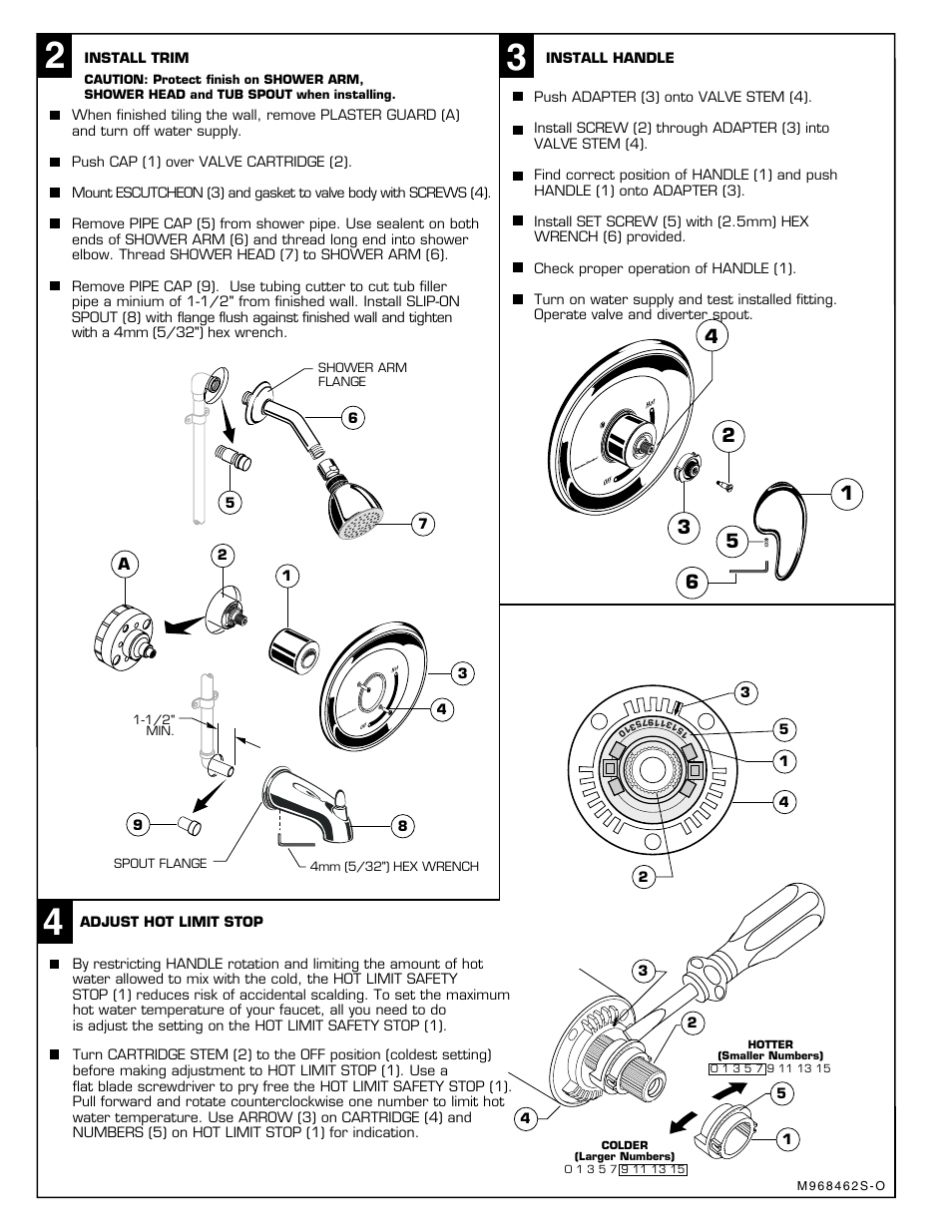 American Standard Swan 6011 User Manual | Page 2 / 4