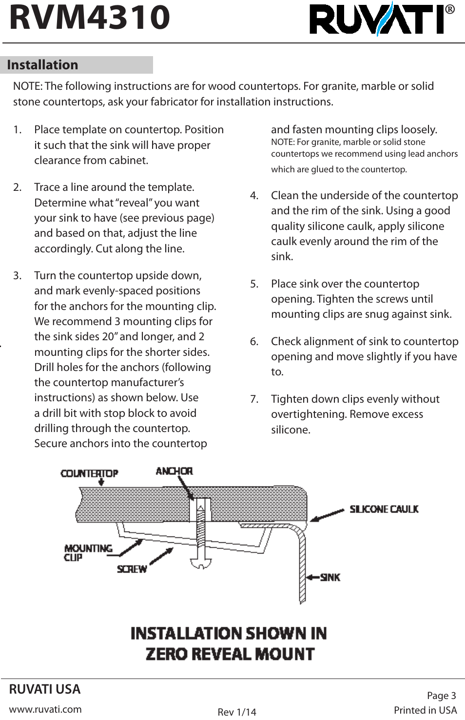 Rvm4310 | Ruvati RVM4310 User Manual | Page 3 / 4