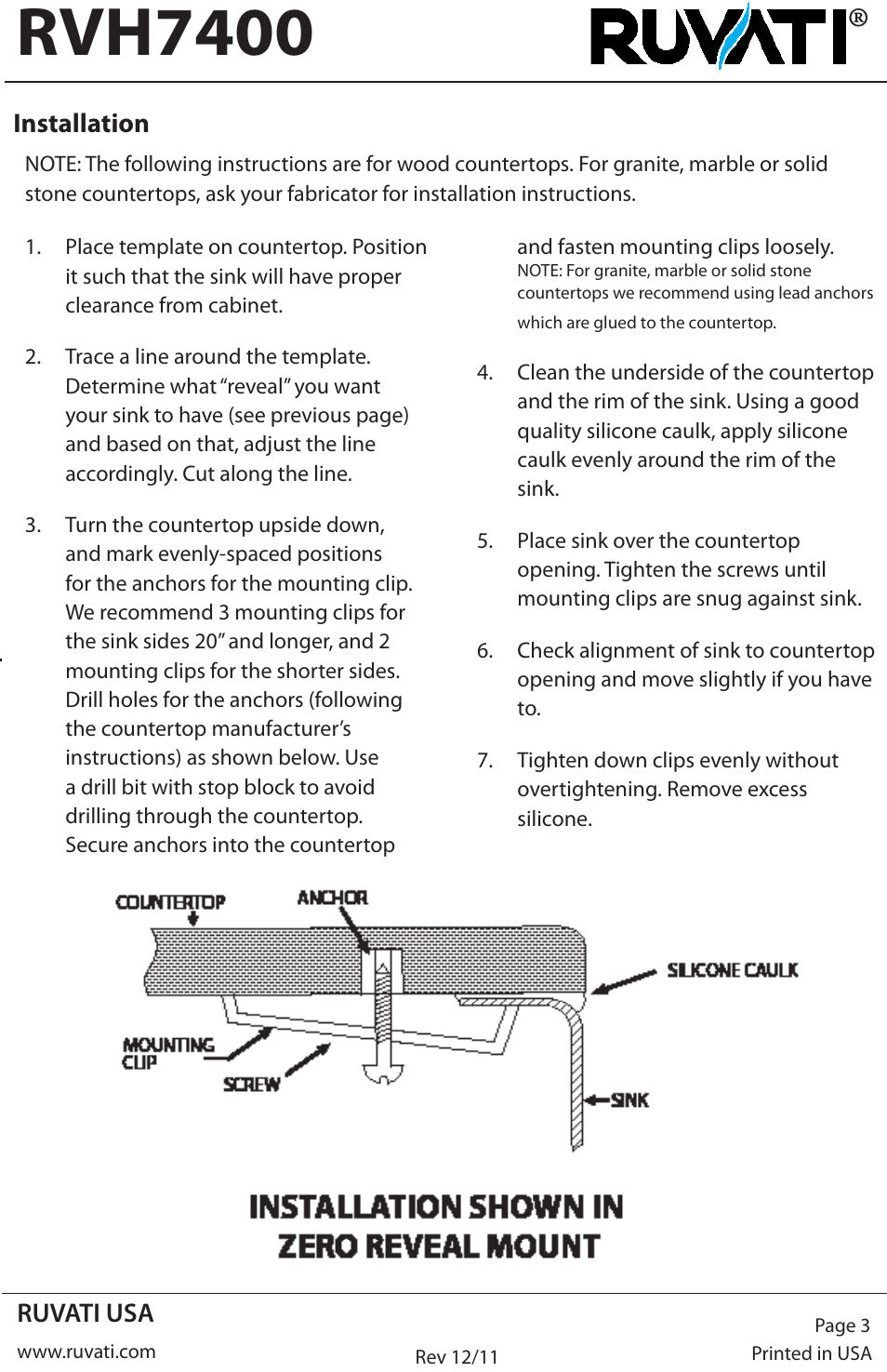Rvh7400 | Ruvati RVH7400 User Manual | Page 3 / 4