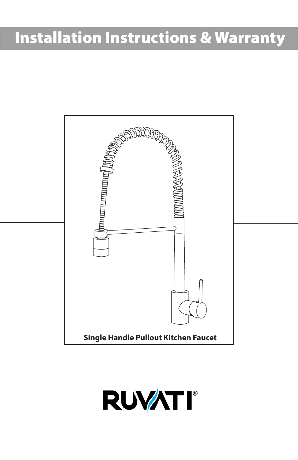 Ruvati RVF1210CH User Manual | 12 pages