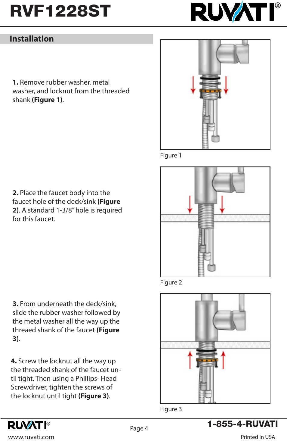 Rvf1228st | Ruvati RVF1228ST User Manual | Page 5 / 12
